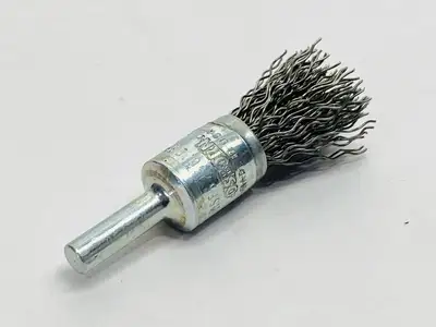 30702 | Osborn  Shank Mounted End Brush 1/2" ID x 1/4" Shank .020 AB - New