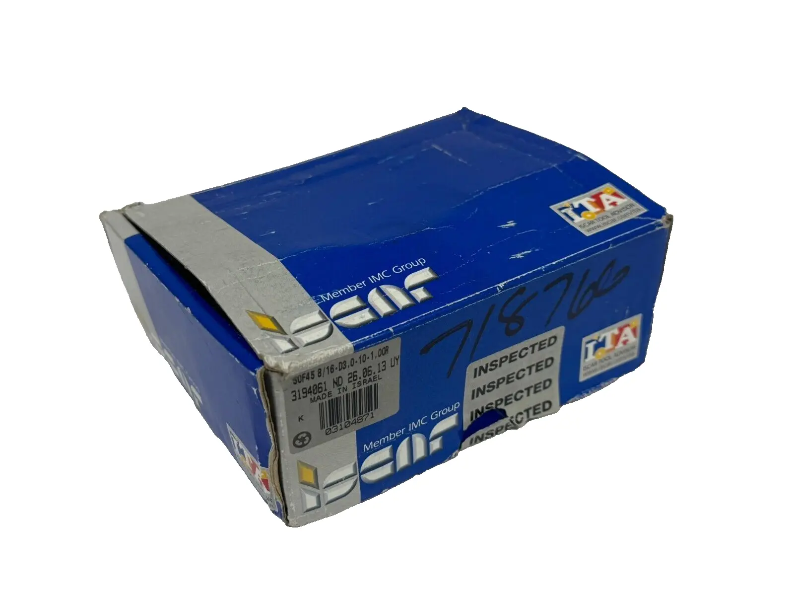 NEW ISCAR SOF45 8/16-D3.0-10-1.00R MILLING CUTTER 3194061