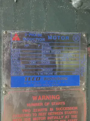 Used TECO-WESTINGHOUSE ANRK-EC002 Motors (misc) British Columbia CA | Lenmark #1439894
