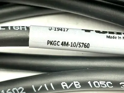 PKGC 4M-10/S760 | Turck  Sensor Cordset 4m Length - New Other