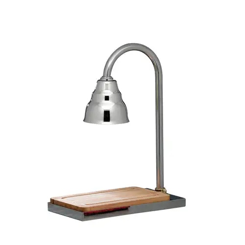 Bon Chef 9698CH Carving Station W/ Butch Block Cutting Board, Heat Lamp, 21" X 12" X 30"