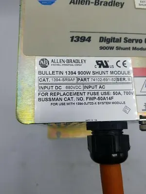USED ALLEN BRADLEY BULLETIN 1394 900W SHUNT MODULE