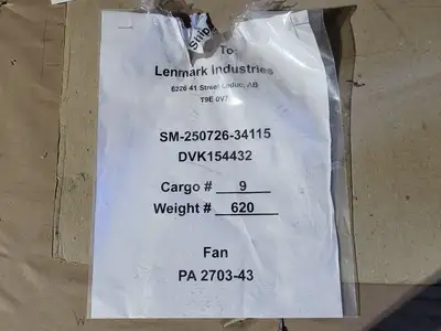 New | in-Stock TWIN CITY FAN RBO-SW Parts (Hydraulics and Pneumatics) British Columbia CA | Lenmark #367009