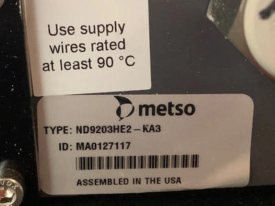 Metso / Neles Electro Pneumatic Positioner type ND9203HE2-KA3 New Storeroom Spare