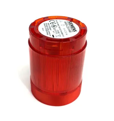 USED SIEMENS CONTINUOUS 50MM STACKLIGHT ELEMENT RED