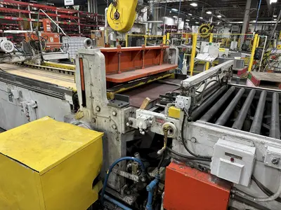 48" X 14 GA ROWE & HERR-VOSS CUT TO LENGTH CTL LINE: STOCK #22752