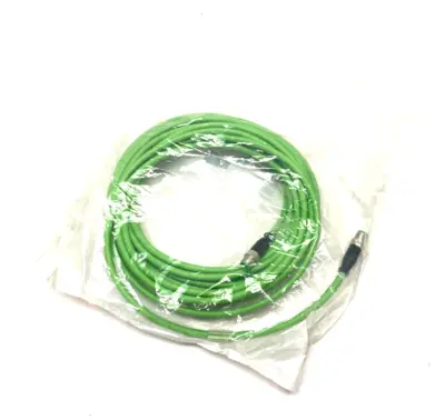 NEW BECKHOFF DOUBLE ENDED ETHERCAT POWER CABLE M12 4-PIN 10M