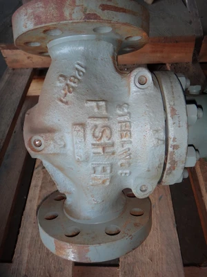 Fisher 2" 300 Class, WCB Steel Flanged Control Valve
