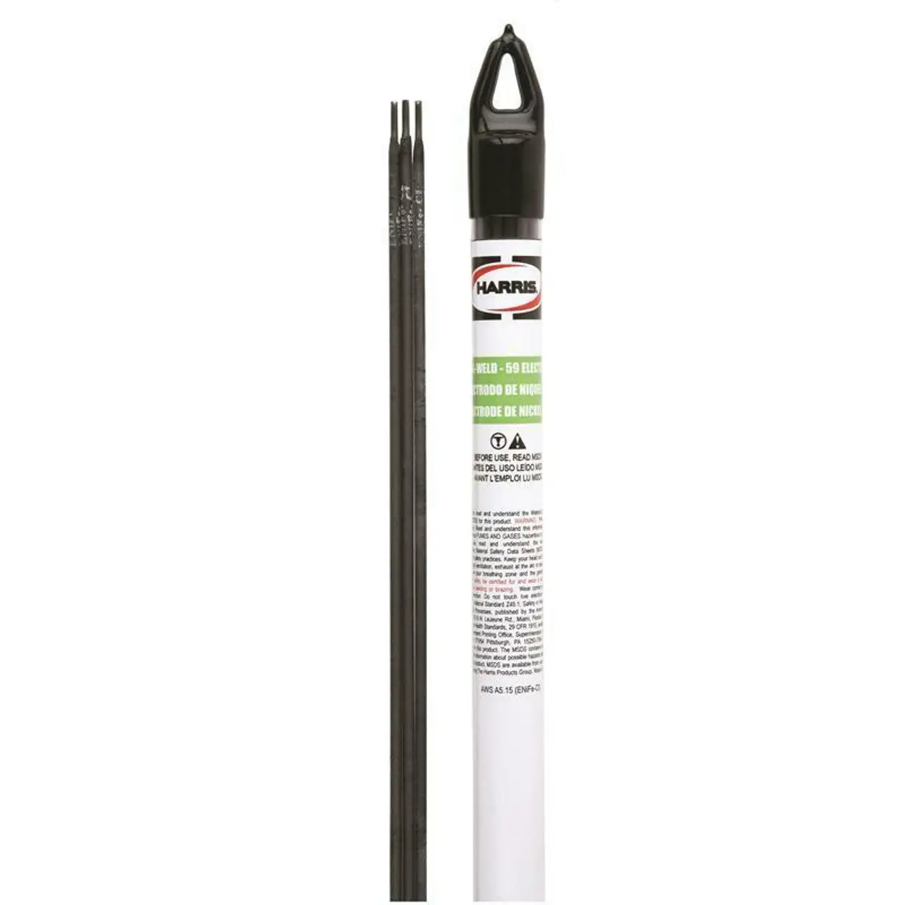 Harris 3/32" NIC-L-WELD 59 Stick Electrodes AC-DC (19 Sticks)