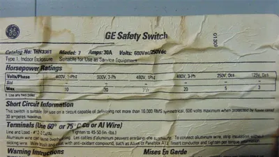 USED GENERAL ELECTRIC 7