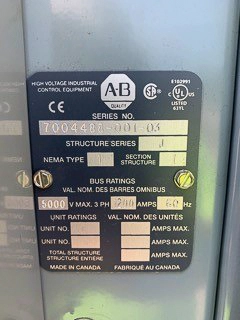 USED ALLEN BRADLEY 1520-V4DBDA-1