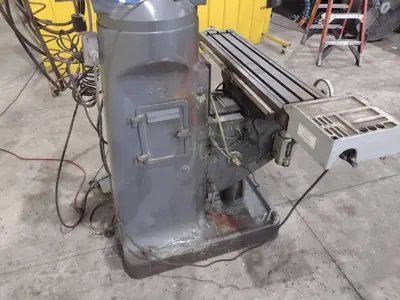 2 HP DOALL MODEL @PM-200V RAM TYPE VERTICAL MILL WITH POWER FEED & DRO: STOCK #22880