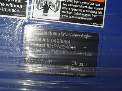 USED SUMITOMO LHYMS54C165YAEPY1207