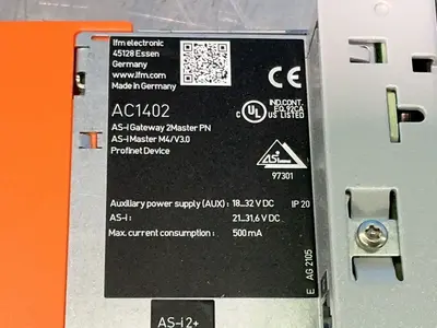 New | in-Stock IFM AC1402 PLC Ethernet Equipment Ohio US | HGR 24 #1316467