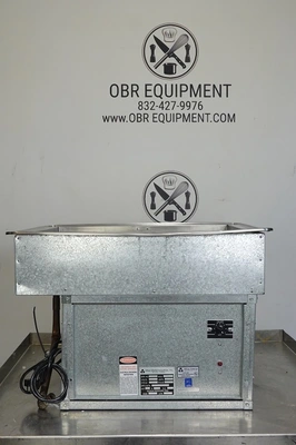 ATLAS METAL DROP IN REFRIGETATED SELF-CONTAINED COLD PAN MODEL WCM-2 (MINOR DENTS ON THE LIP)