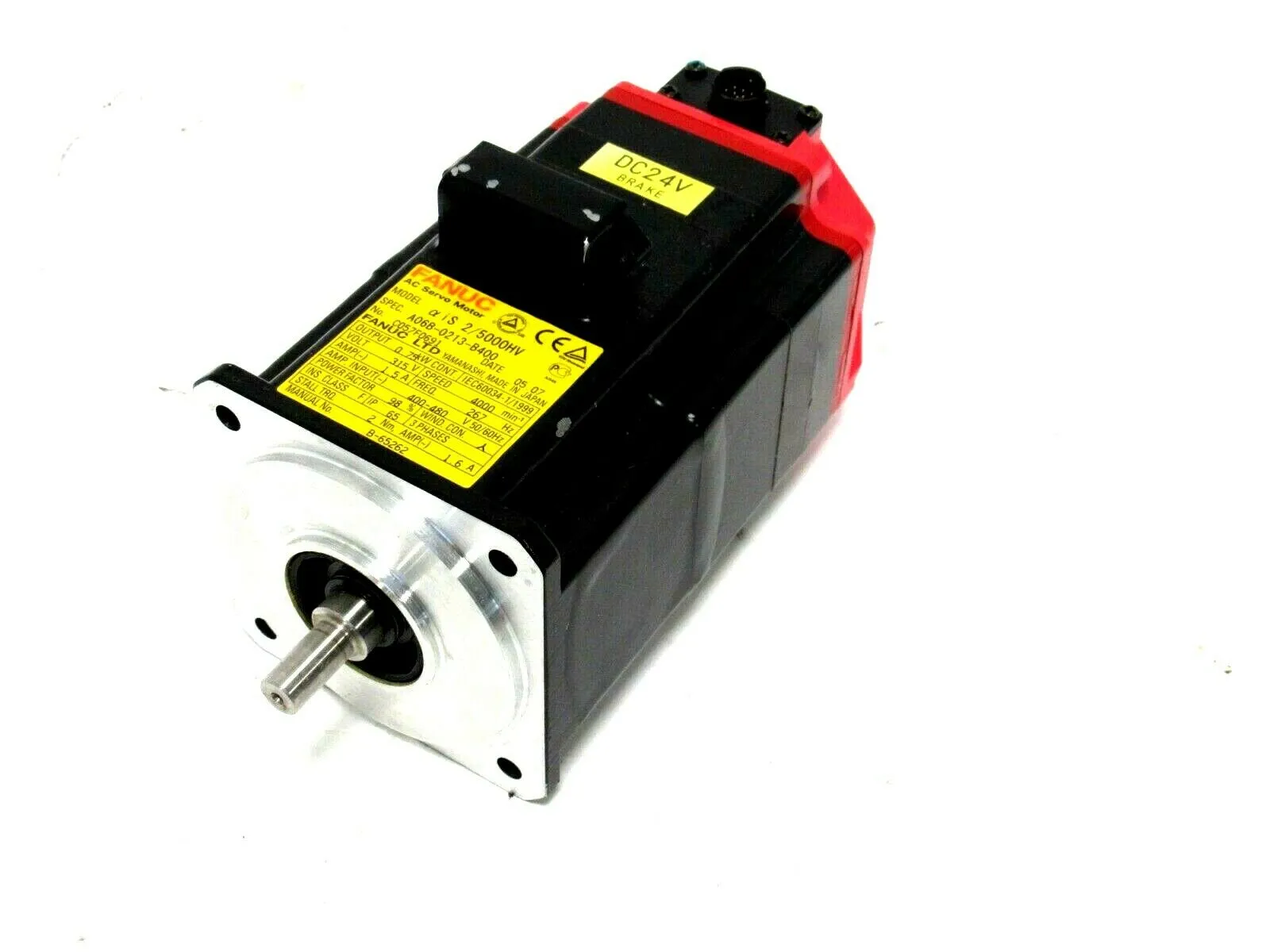 USED FANUC A06B-0213-B400 SERVO MOTOR AIS 2/5000HV A06B0213B400 A860-2000-T301