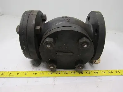 OIC 1124 2-1/2" CI Swing Check Valve Class 125 Flange Mount  Bronze Trim Used