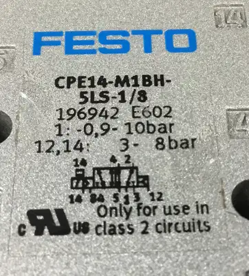 USED Festo CPE14-M1BH-5LS-1/8 196942