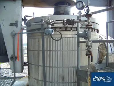 USED Buss ChemTech 430 Sq Ft Buss SMS Thin Film Evaporator, 316L S/S, 32/176#