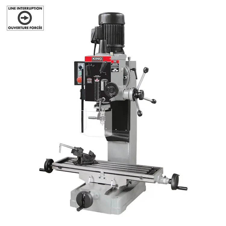 New | in-Stock KING CANADA KC-45 Milling & Drilling Machines (Combo) British Columbia CA | Lenmark #274412