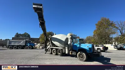 Used 2003 MACK DM690S Concrete Mixer Trucks Pennsylvania US | Proxy Equipment #1379067