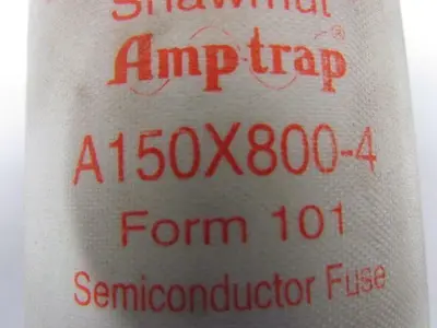 Ferraz Shawmut A150X800-4 Form 101 800 Amp 1500VAC Amp-Trap Semiconductor Fuse