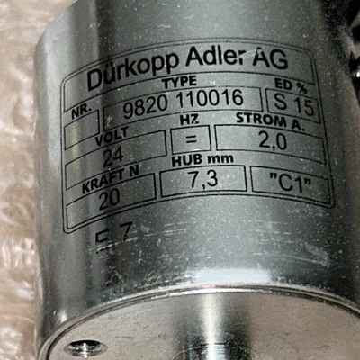 NEW durkopp adler 9820110018
