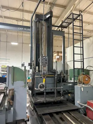 4" CINCINNATI GILBERT FLOOR TYPE TRAVELING BORING MILL: STOCK  22528