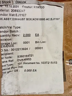 NEW KOMATSU EJ1107
