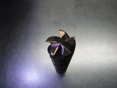 DE BOER 1" Carbide Endmill Whistle Notch 5 Flute .060R J25027 (LOC968C)