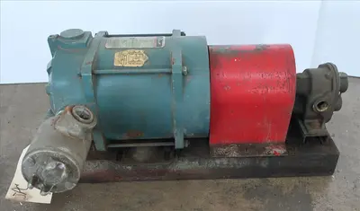 SPC8344  Pump .75" inlet Sherwood positive displacement pump .5 hp, Brass