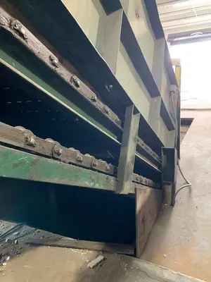 56” Wide Steel Belt Infeed Conveyor