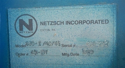 Used NETZSCH _UNKNOWN_ Filter Presses Connecticut US | DMC Industries #1281869