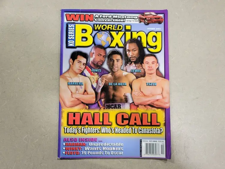 Used WORLD BOXING OCTOBER 2003 Office Equipment British Columbia CA | Lenmark #267083