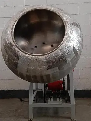 Stainless Steel 38" Diameter Coating Pan