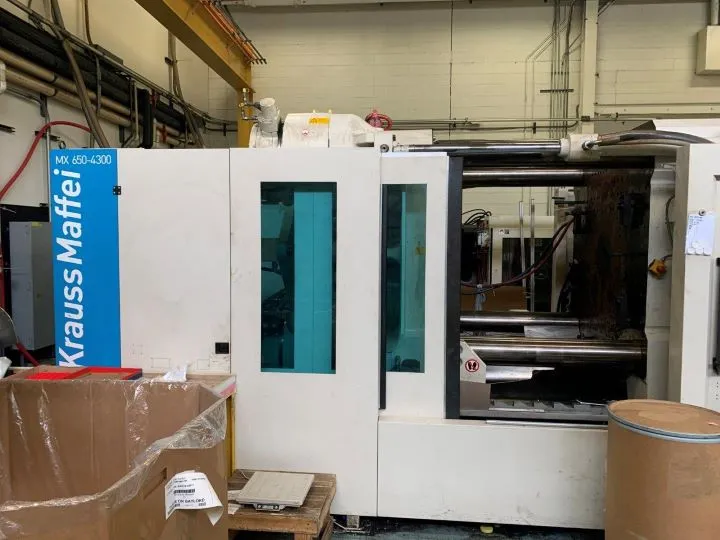Used 2011 KRAUSS-MAFFEI KM650/4300 MX Injection Molding Machines | Hunter Plastics #788723