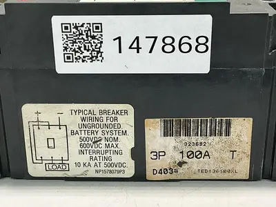 USED GENERAL ELECTRIC TED136100
