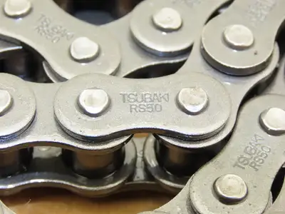 Tsubaki RS50-1-RP #50 Roller Chain 10' / 12' Long 5/8" Pitch Lot of 2  READ