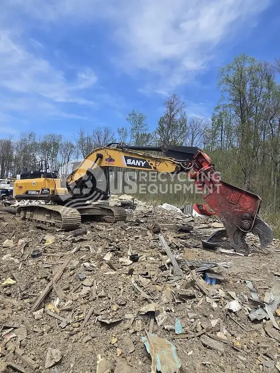 Used 2022 SANY EXCAVATOR & RSS30 ROTAR SHEAR Crawler Excavators Ohio US | US Recycling Equipment #980574