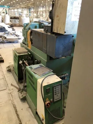 USED 2003 INDUSTRIE GENERALI PVC TWIN  130MM SCREW EXTRUDER
