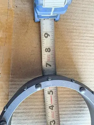 New | in-Stock AFTERMARKET 5" DUAL ROTARY SHOE – 7 DOMED BUTTONS ON FACE, 21 BUTTONS ON SHOULDER – THIN WALL Drilling Attachments Pennsylvania US | East West Machinery & Drilling #1418130