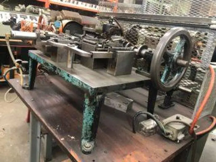 3376-145 Four Slide (4-Slide) Wire Forming Machine for Jewelry Earring Loop/Eyelet Wire Size .098