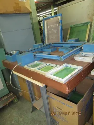 9253-700 Accu-Screen Pneumatically Operated Silk Screen Machine