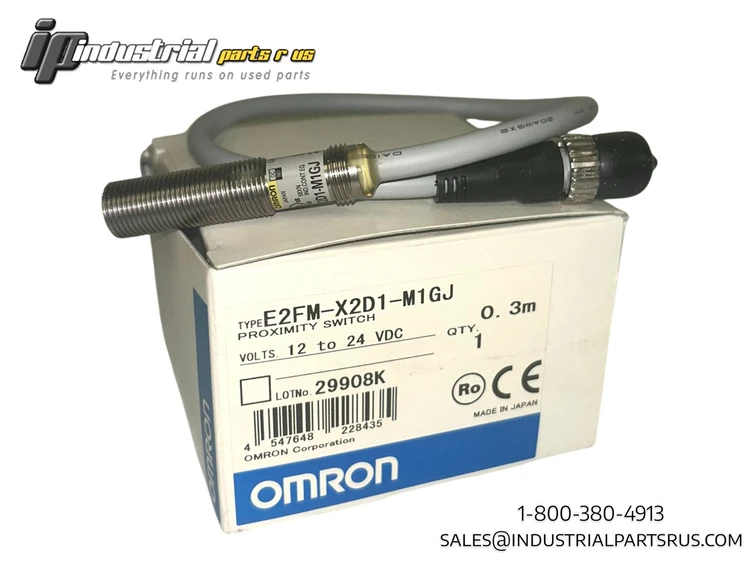 Used OMRON E2FM-X2D1-M1GJ Proximity Sensors Kentucky US | Industrial Parts R Us Inc. #482179