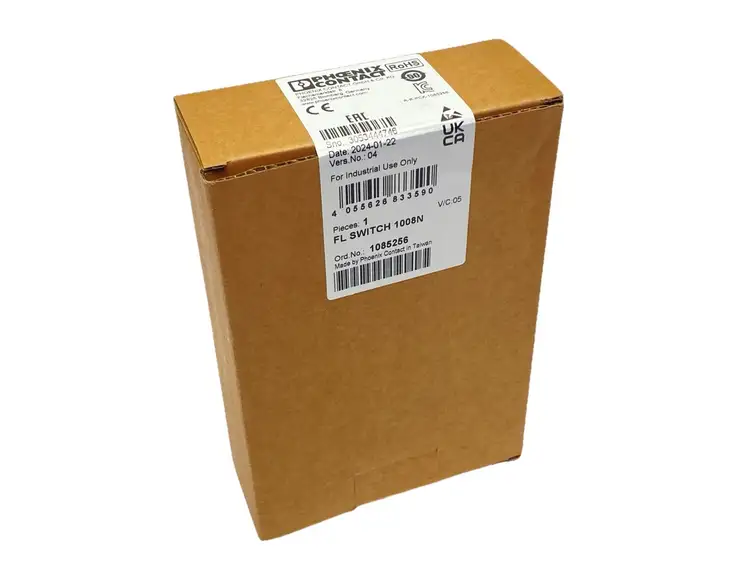 New | in-Stock PHOENIX CONTACT INDUSTRIAL ETHERNET SWITCH 8-PORT 1085256 Network Switches Michigan US | Maverick Industrial Sales #1092125