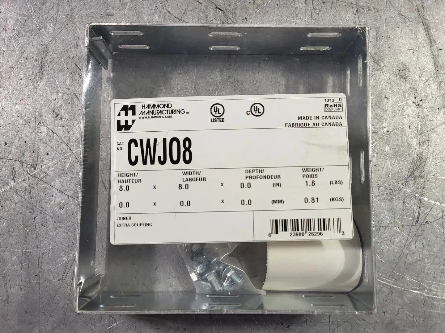 NEW HAMMOND MANUFACTURING CWJ08