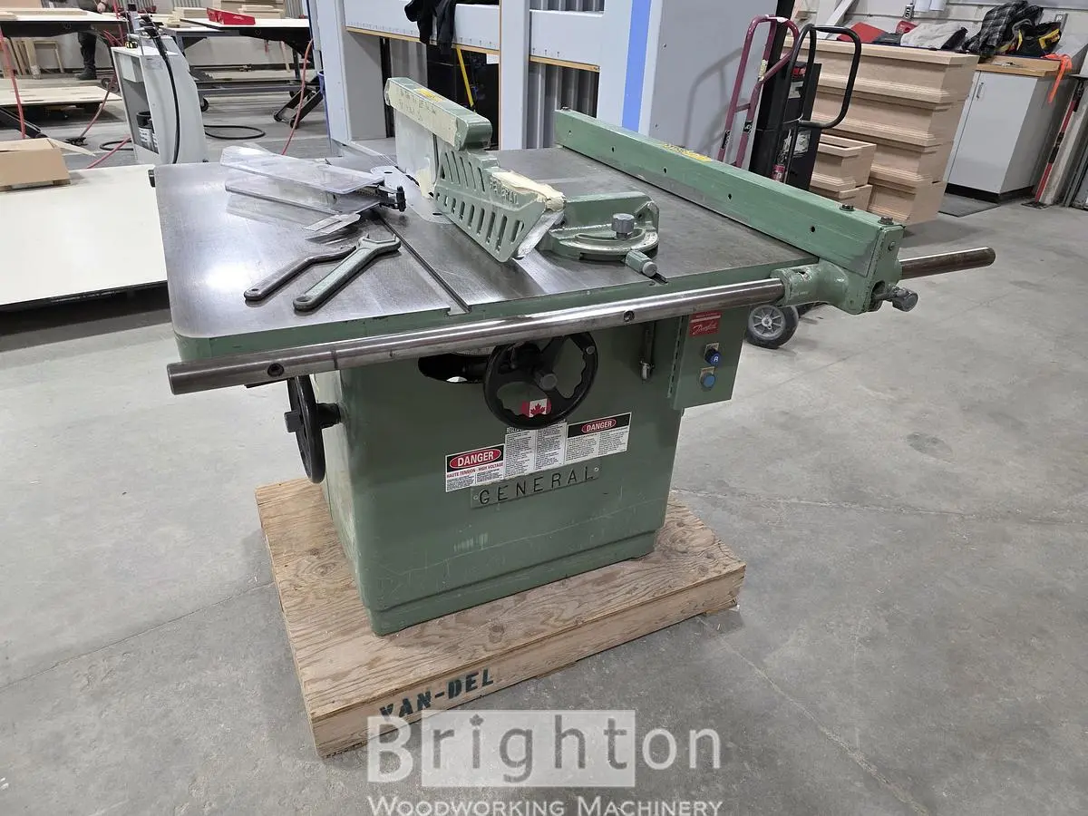 USED GENERAL 550 USED 7.5HP CABINET TABLE SAW