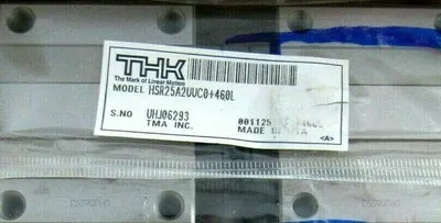 LOT OF 2 NEW THK HSR25A2UUC0+460L LINEAR GUIDE RAILS HSR25A2UUC0460L