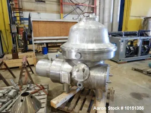 Used WESTFALIA MSA-160-01-076 Disc Automatic Centrifuges Illinois US | Aaron Equipment #84645