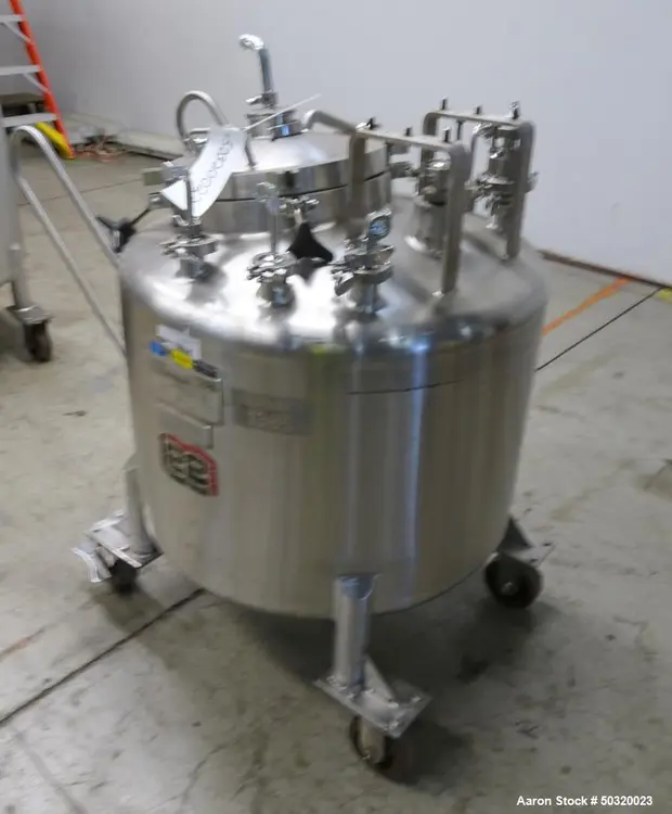 Used LEE IND 250LDBT Stainless Steel Tanks Illinois US | Aaron Equipment #86200